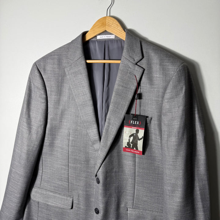 VAN HEUSEN SLIM FIT FLEX FREEDOM TO MOVE BLAZER COAT BRAND NEW GREY COLOUR