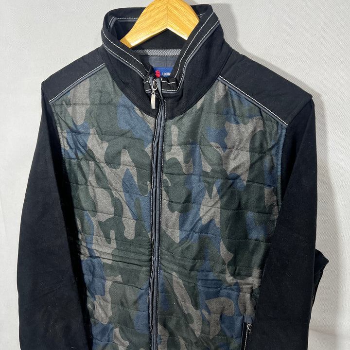 LUCHIANO VISCONTI CAMOUFLAGE FLEECE JACKET