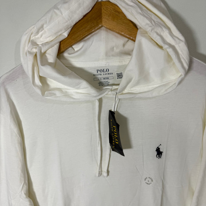 RALPH LAUREN POLO LONG SLEEVES COTTON TSHIRT BRAND NEW WITH HOOD