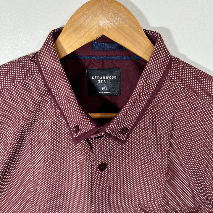 CEDARWOOD STATE BUTTON DOWN HALF SLEEVES SHIRT