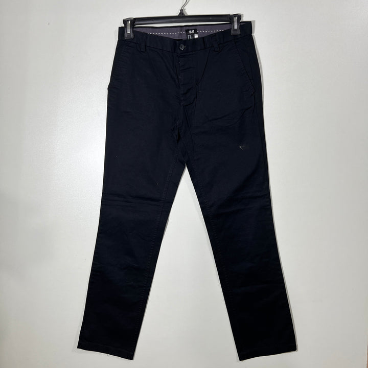 H&M STRAIGHT FIT COTTON CHINO PANT WITHOUT STRETCH