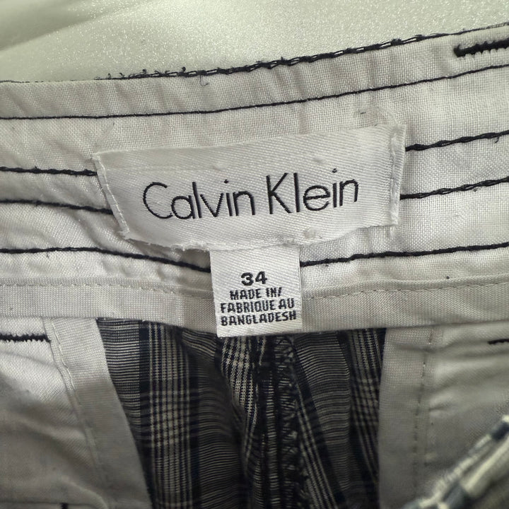 CALVIN KLEIN CARGO COTTON CHECKERED SHORT (17)