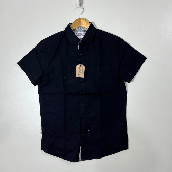 ALEX VANDO HALF SLEEVES COTTON SHIRT