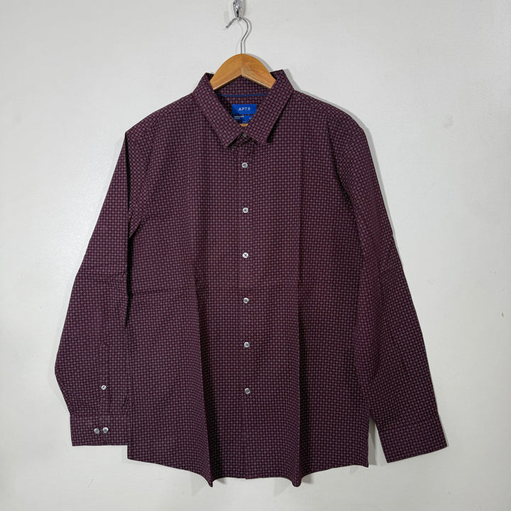 APT.9 PREMIER FLEX CASUAL COTTON SHIRT