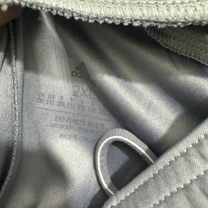 ADIDAS AEROREADY SPORT SHORT WITH SIDE ZIP POCKETS GREY COLOUR