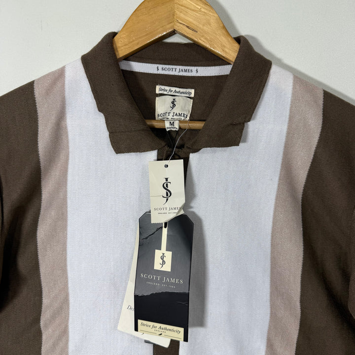 SCOTT JAMES HALF SLEEVES KNITWEAR SWETAER STYLE SHIRT BRAND NEW