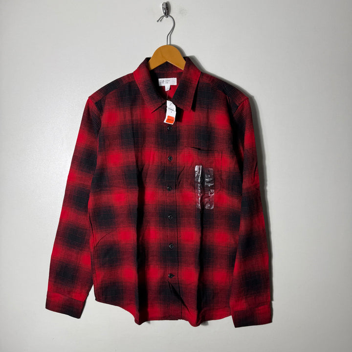 GAP FLANNEL COTTON CHECKERED SHIRT BRAND NEW