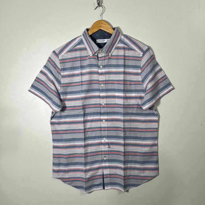 NAUTICA BUTTON DOWN HALF SLEEVES SHIRT