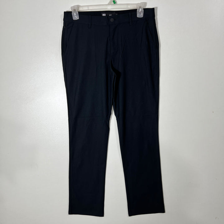 RSQ SLIM  FIT PERFORMANCE PANT WITH STRETCH BLACK COLOUR