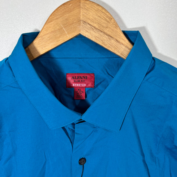 ALFANI SLIM FIT FORMAL SHIRT WITH STRETCH