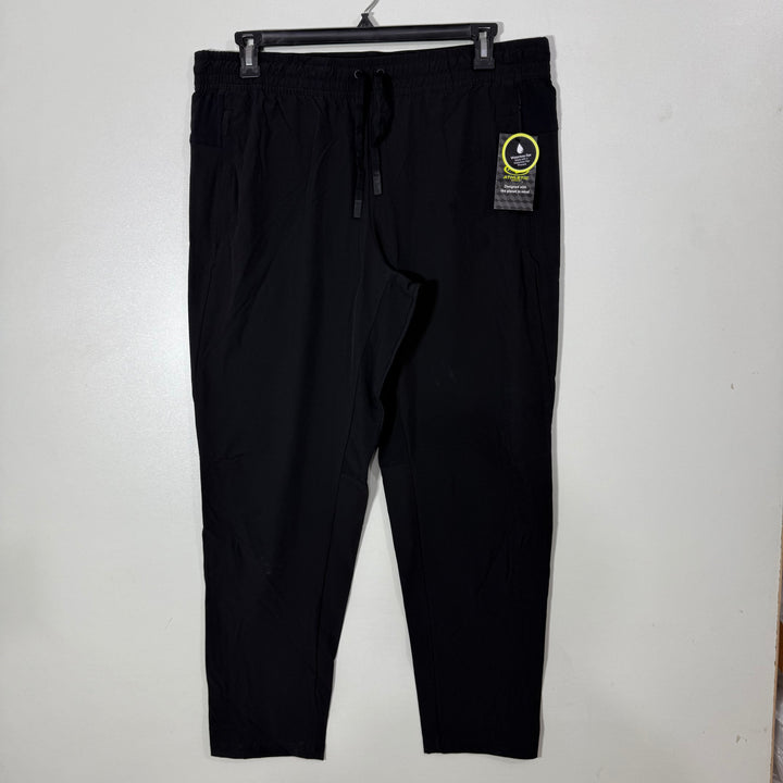 ATHLETIC WORKS HYBRID PARACHUTE SPORT TROUSER BRAND NEW SIDE ZIP POCKETS WITH BACK ZIP POCKETS BLACK COLOUR