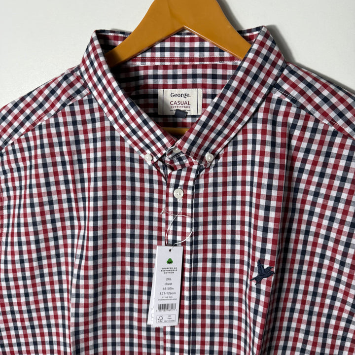 GEORGE BUTTON DOWN HALF SLEEVES COTTON SHIRT BRAND NEW