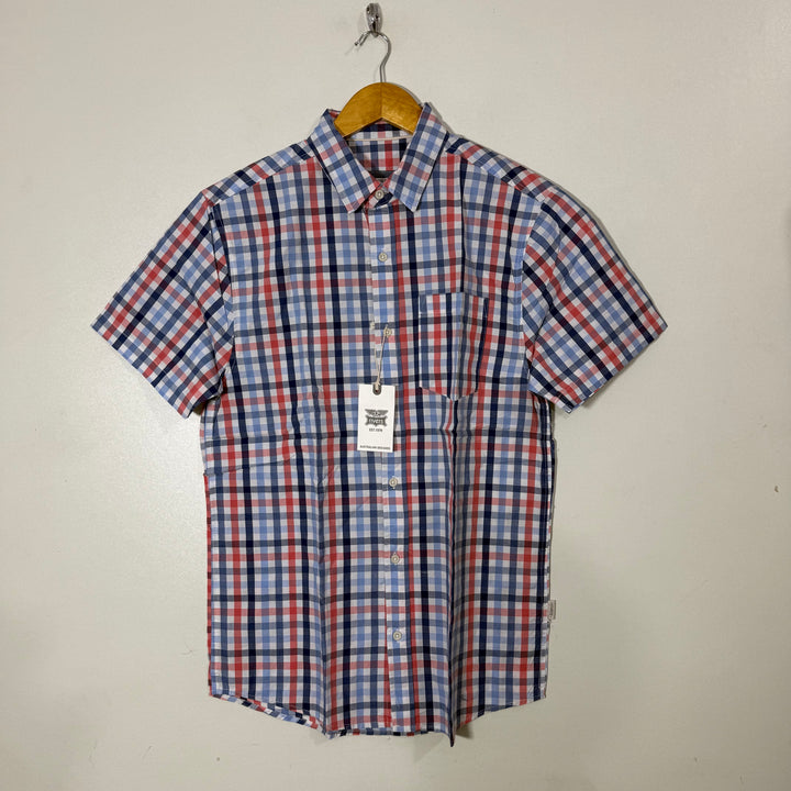 RIVERS HALF SLEEVES COTTON CHECKERED SHIRT BRAND NEW
