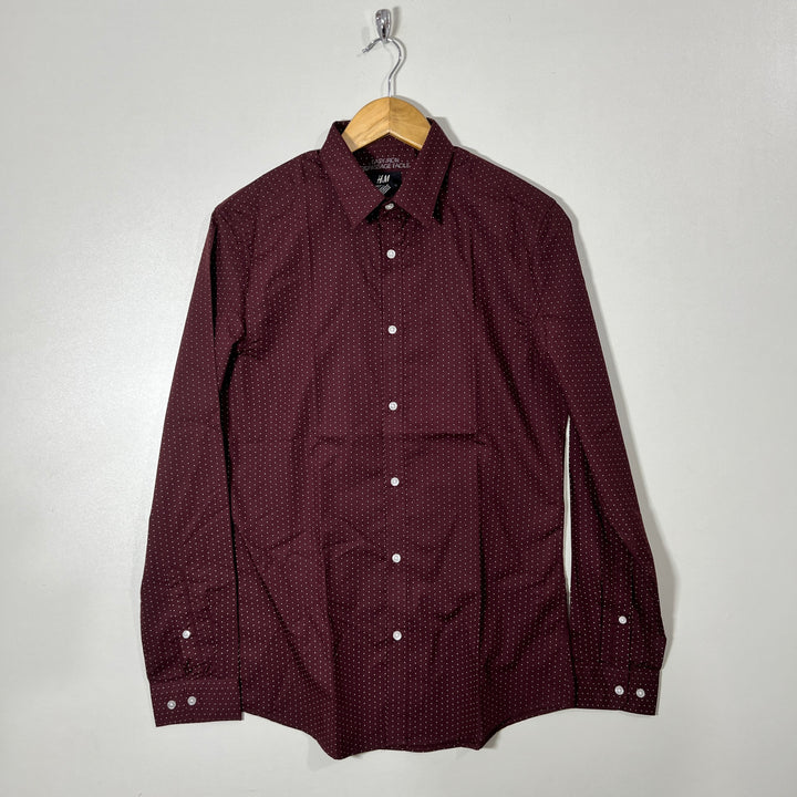 H&M SLIM FIT COTTON SHIRT