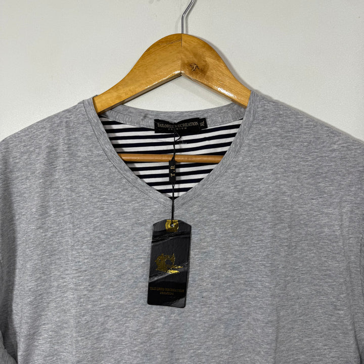 TAILORED RECREATION V NECK COTTON TSHIRT BRAND NEW