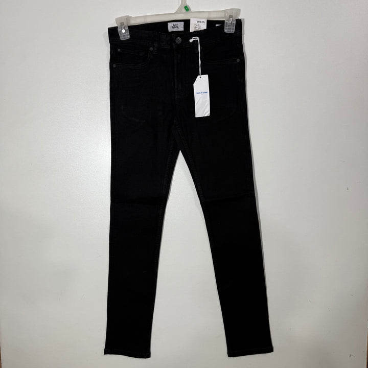 JUST JEANS SKINNY FIT DENIM PANT BRAND NEW BLACK COLOUR WITH STRETCH