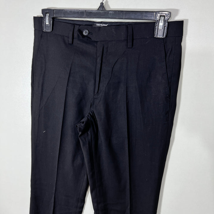 CEDAR WOOD STATE SLIM FIT DRESS PANT WITHOUT STRETCH BLACK COLOUR