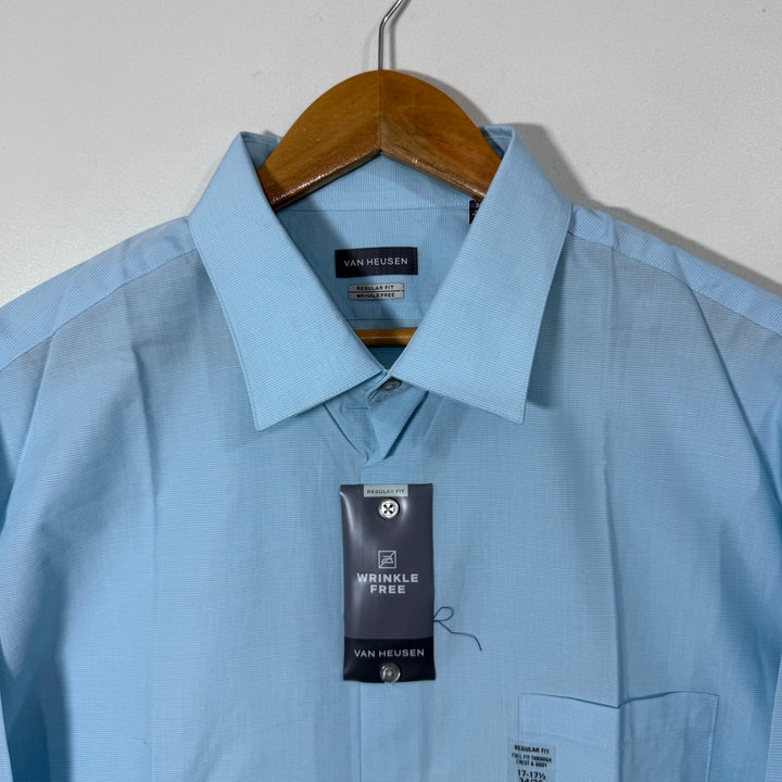 VAN HEUSEN REGULAR FIT WRINKLE FREE FORMAL SHIRT BRAND NEW