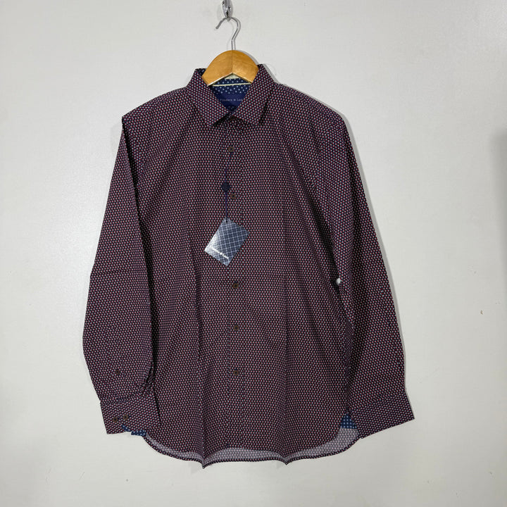 FLINDERS LANE PRINTED CASUAL COTTON SHIRT BRAND NEW