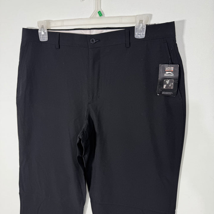 SLAZENGER MODERN FIT HYDRO DRI DRESS  PANT BRAND NEW BLACK COLOUR