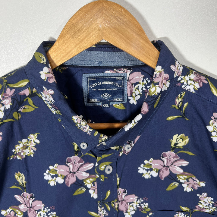 TOKYO LAUNDRY CO BUTTON DOWN HALF SLEEVES SHIRT