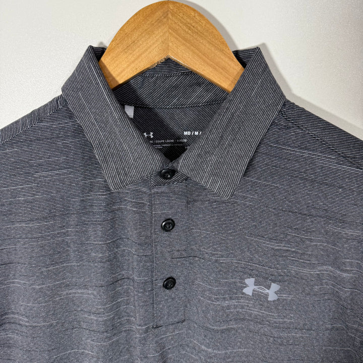 UNDER ARMOUR HEATGEAR SPORT POLO TSHIRT GREY COLOUR