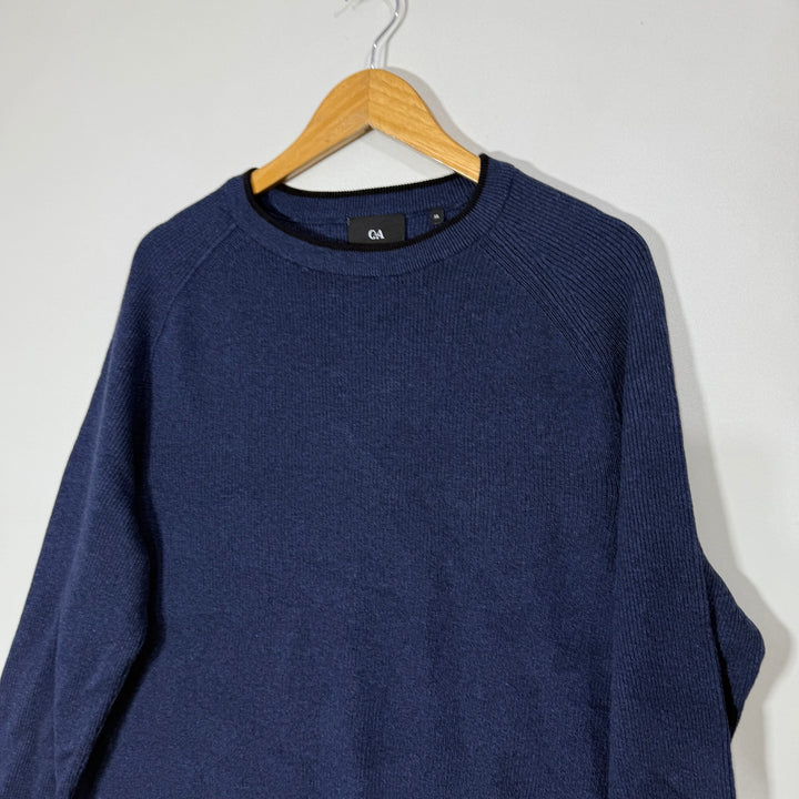 C & A KNITWEAR COTTON SWEATER BRAND NEW BLUE COLOUR