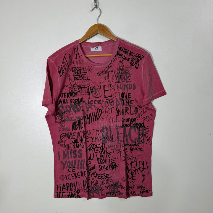 ICE BERG PRINTED COTTON TSHIRT