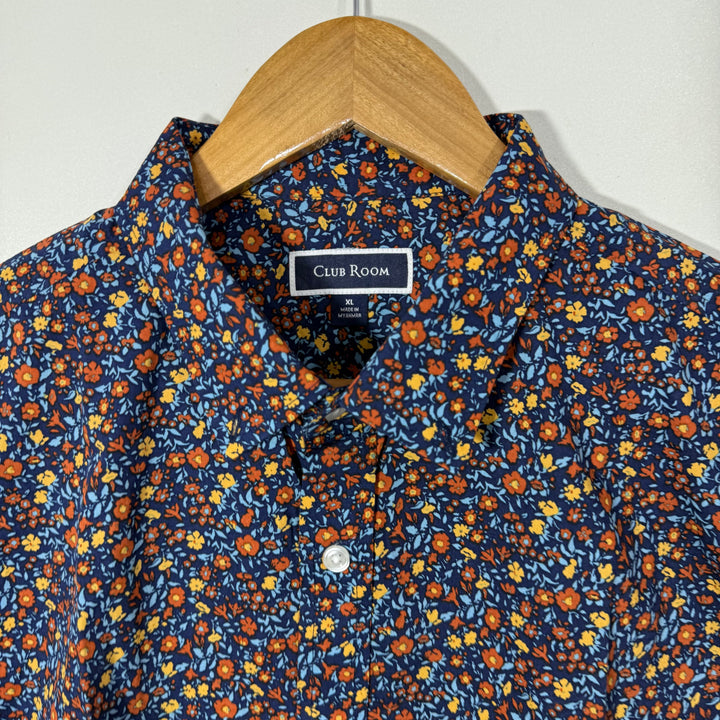 CLUB ROOM BUTTON DOWN HALF SLEEVES SHIRT