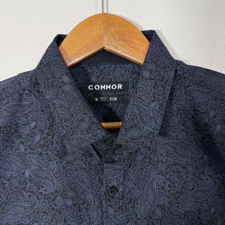 CONNOR SLIM FIT HALF SLEEVES PRINTED COTTON SHIRT BRAND NEW