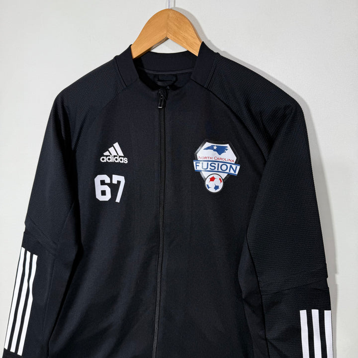 ADIDAS AEROREADY SPORT JACKET BLACK COLOUR
