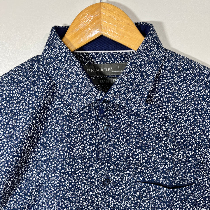 PRIMARK SLIM FIT HALF SLEEVES SHIRT