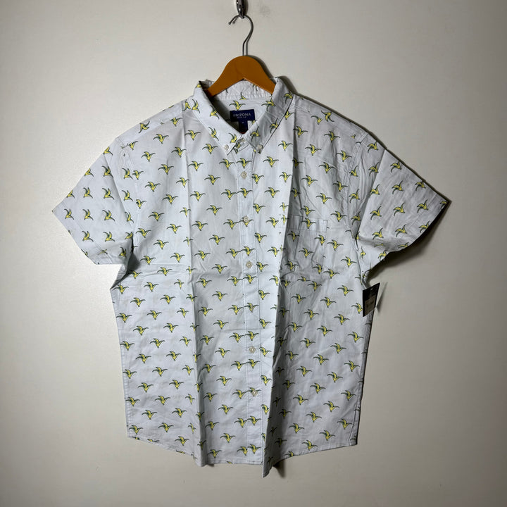 ARIZONA JEANS CO HALF ZLEEVES BUTTON DOWN SHIRT BRAND NEW