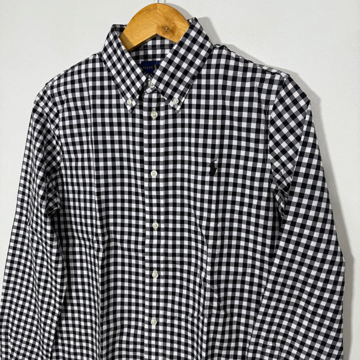 RALPH LAUREN POLO WOMEN BUTTON DOWN CHECKERED SHIRT