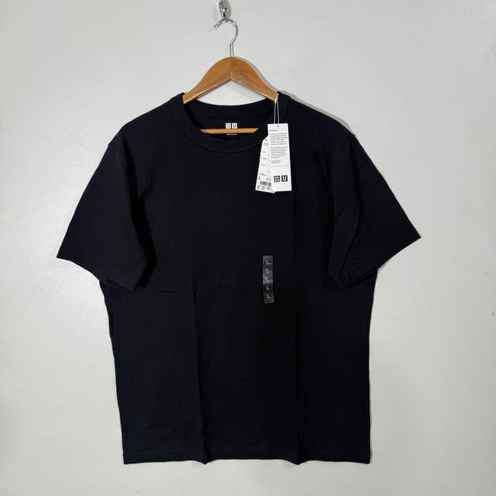 UNIQLO OVERSIZED THICK COTTON TSHIRT BRAND NEW BLACK COLOUR