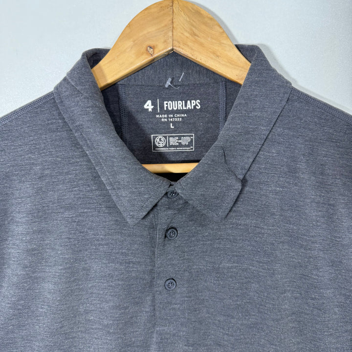 FOURLAPS SPORT POLO TSHIRT GREY COLOUR