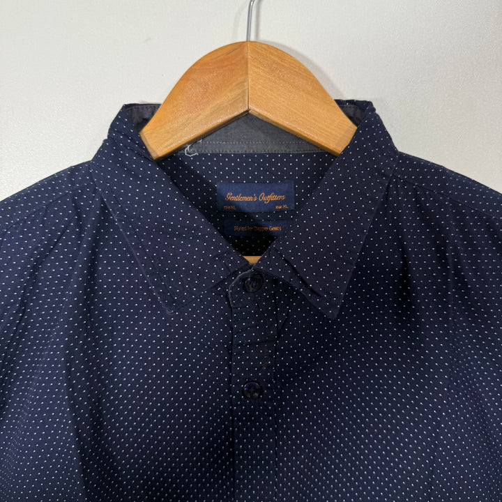 GENTLEMENS OUTFITTERS CASUAL COTTON SHIRT BLUE COLOUR