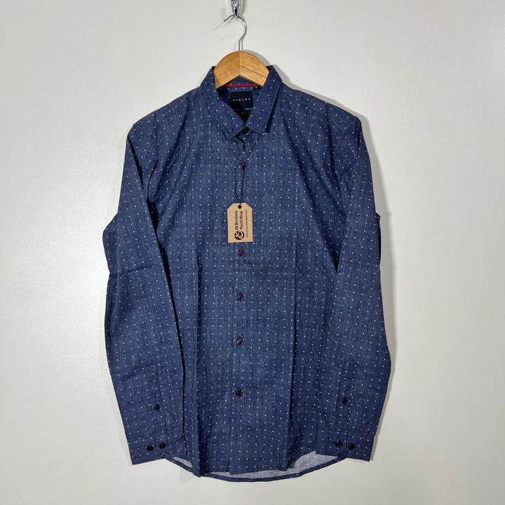 SISLEY SLIM FIT COTTON SHIRT