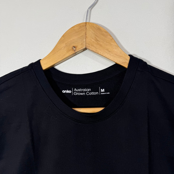 ANKO COTTON TSHIRT BLACK COLOUR