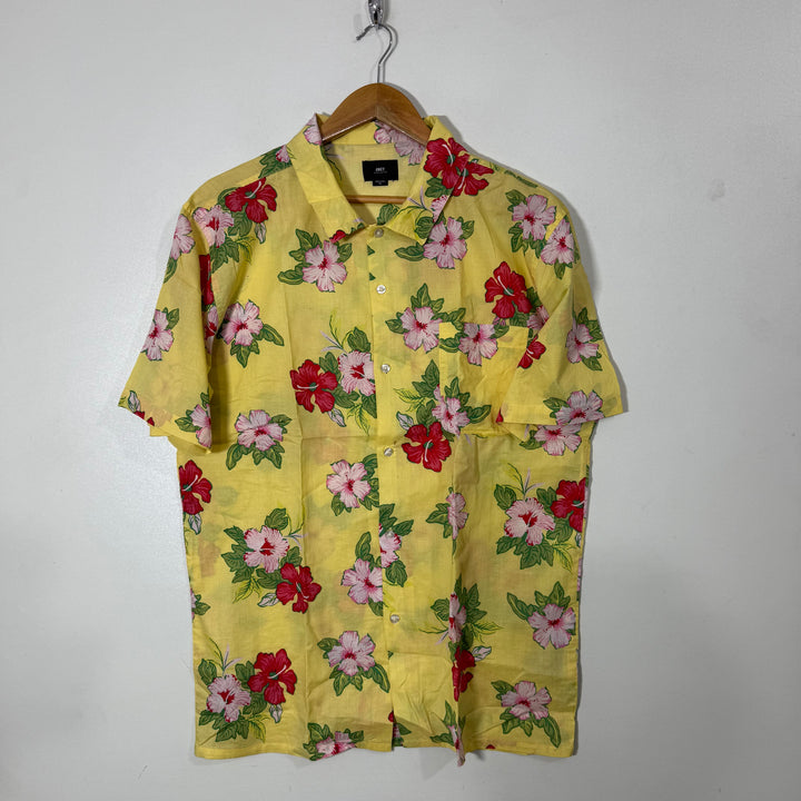 OBEY HALF SLEEVES COTTON SHIRT