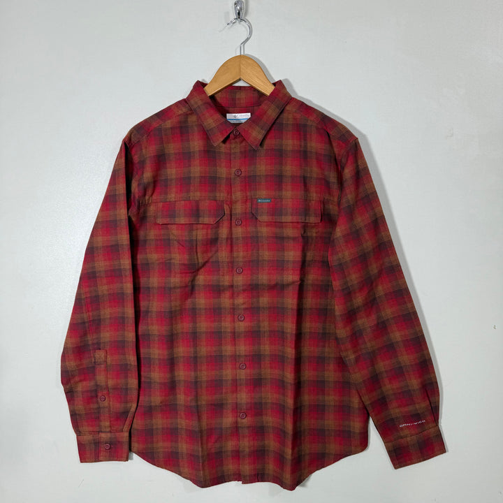 COLUMBIA DOUBLE POCKETS CASUAL COTTON SHIRT