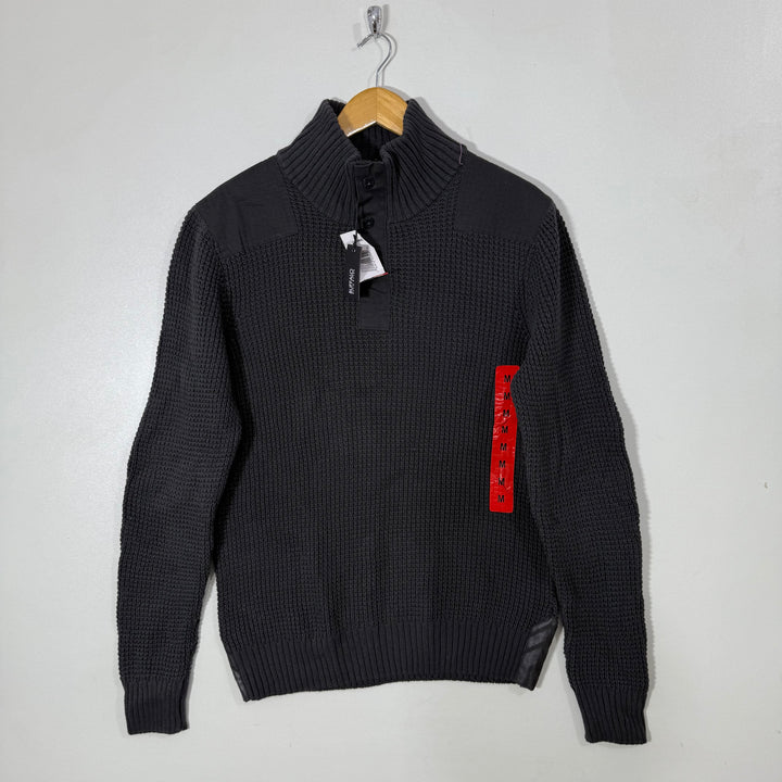 ESTABLISHED 3 BUTTON HALF ZIP KNITWEAR SWEATER BRAND NEW
