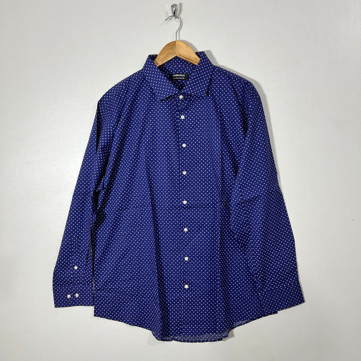 NORDSTROM NON IRON TRIM FIT CASUAL COTTON SHIRT