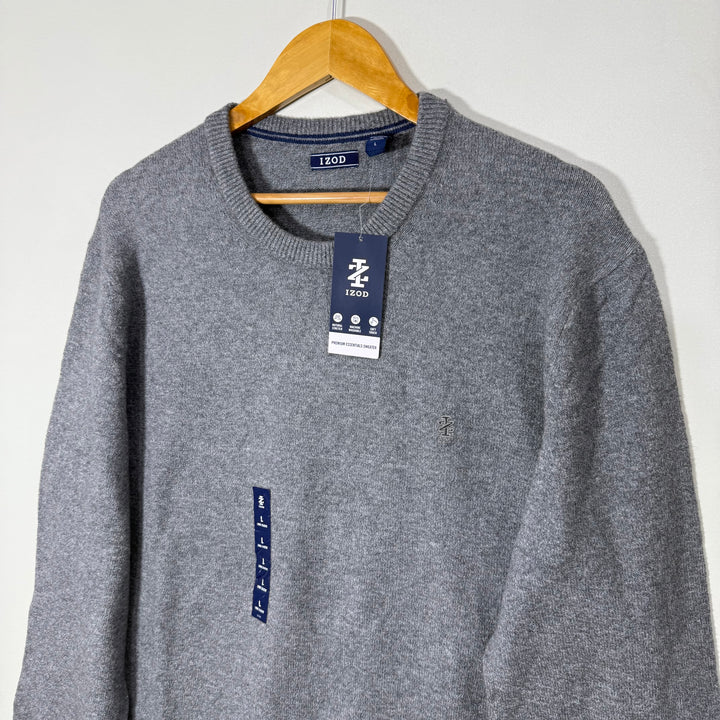 IZOD NATURAL STRETCH MACHINE WASHABLE SOFT TOUCH COTTON SWEATER BRAND NEW