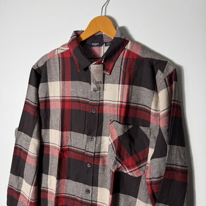 ESMARA FLANNEL COTTON CHECKERED SHIRT BRAND NEW