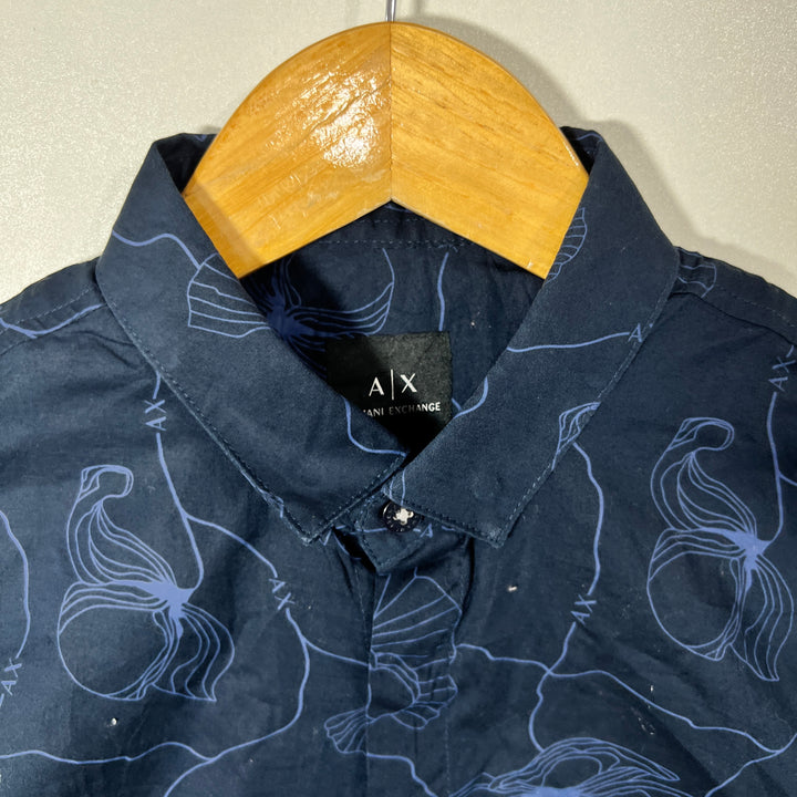 ARMANI EXCHANGE BUTTON DOWN HALF SLEEVES SHIRT