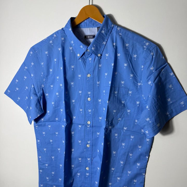 IZOD BUTTON DOWN HALF SLEEVES COTTON SHIRT