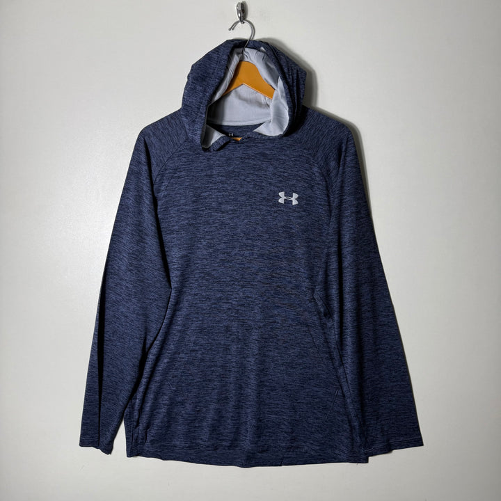 UNDER ARMOUR HEATGEAR LONG SLEEVES SPORT TSHIRT WITH HOOD