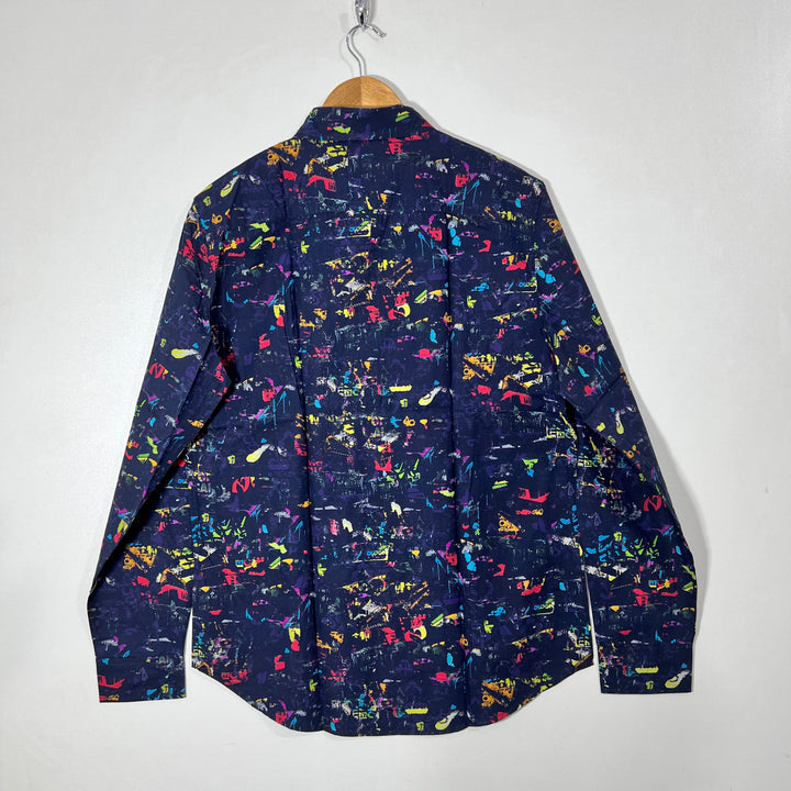 DESIGUAL PRINTED CASUAL COTTON SHIRT BRAND NEW