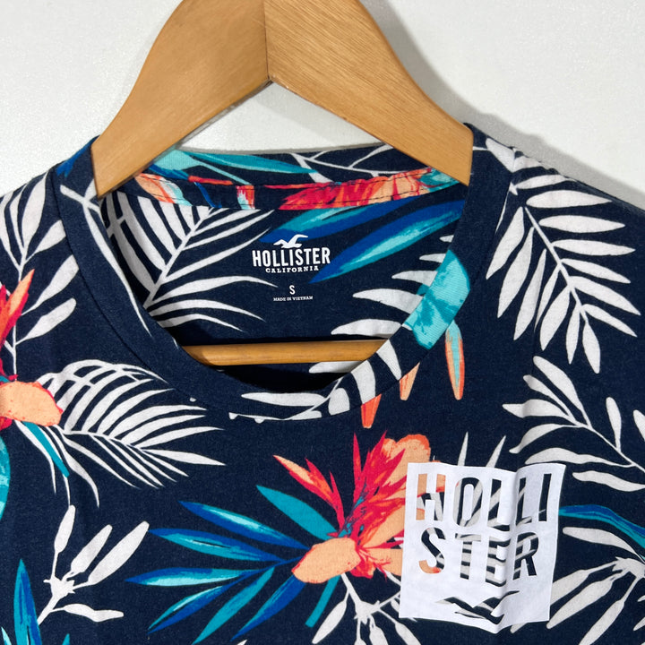 HOLLISTER PRINTED COTTON TSHIRT